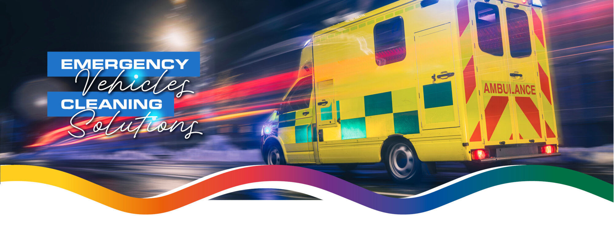 Emergency vehicle cleaning solutions