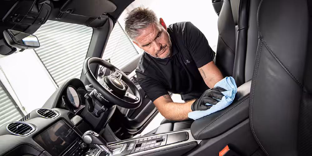 Fleet car interior cleaning